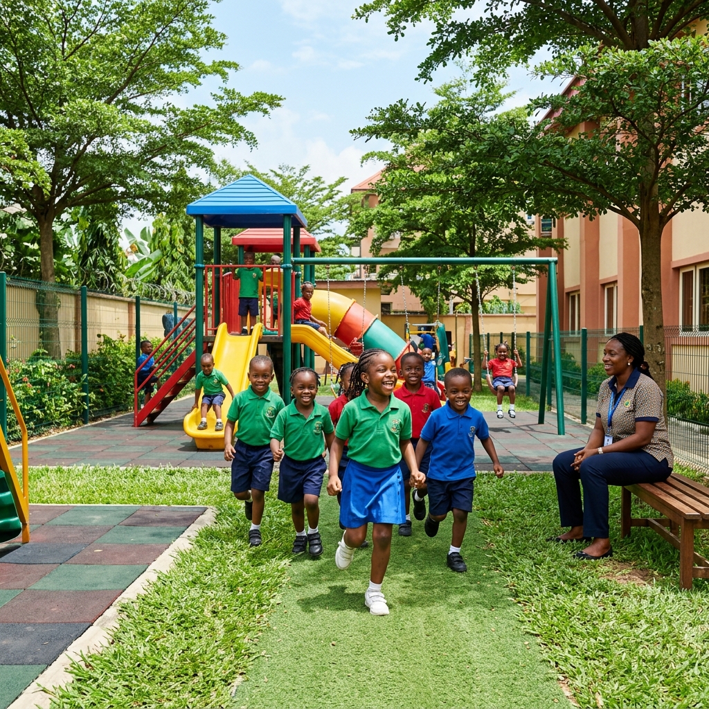 Outdoor play at Little Doves